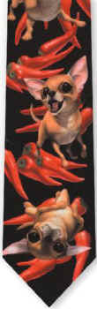 Chihuahua and Hot Chilies Tie