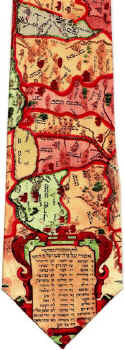 biblical world Tie ties neckwear map geography contintent ties tye neckwears Antique World Map Tie