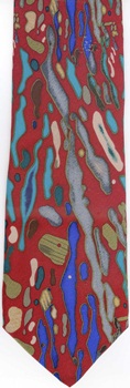 Microscopic photography of crystallized vitamin Repeat Tie ties, neckwear, cycle ties, tye, neckwears Molecular Expressions