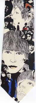 beatles necktie apple corps ltd tie musical group boys band rock and roll ringo paul george john