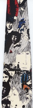 beatles necktie apple corps ltd tie musical group boys band rock and roll ringo paul george john