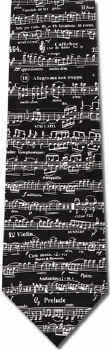 Classical Sheet Music Tie