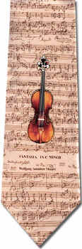 Mozart Violin Fantasia Tie