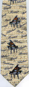 Piano Music Masters Tie