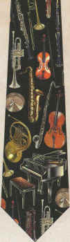Retro Orchestra Tie