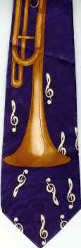 TRUMPET TREBLE CLEFS TIE