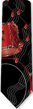 DRUMS & NOTES TIE