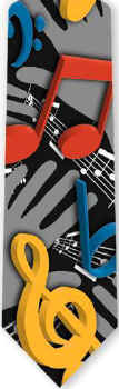 MUSICAL NOTES II TIE