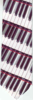 PIANO KEYBOARD TIE