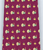 Turkey and Pumpkins Repeat Tie