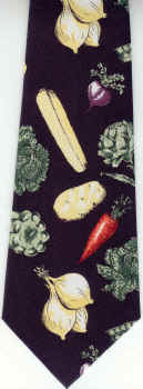 Burger, Radishes and Candy  Tie