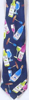 Wine Repeat Tie