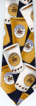 Coffee To Go Cups Repeat Tie
