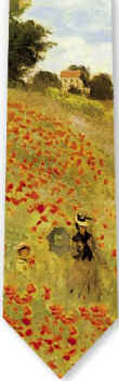 Poppy Field Tie