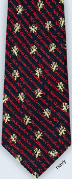 Latin text bastards Tie Necktie