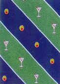 MartiniGlasses Repeat Tie