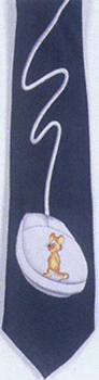 Computer Mouse necktie Tie