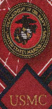 American military armed forces Flag USMC Marine War Tie necktie