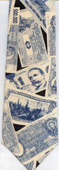 Argentina money currency tie necktie