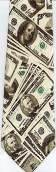 hundred dollar bill pile of money currency tie necktie