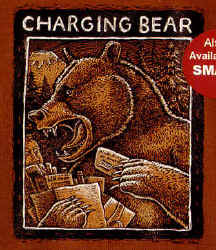 Ray Troll bear with charge card humor t-shirt