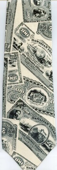 Hawaii currency hawaiian money dollar bill currency tie necktie