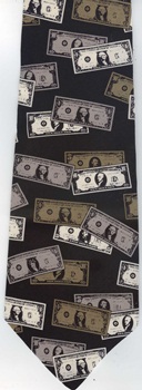 hundred dollar bill currency tie necktie