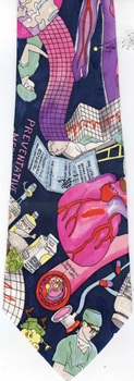 Medicine Doctor Physician Medical Necktie Tie