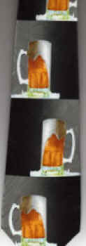 Beer Mugs And Pretzels Tie