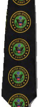 American military armed forces Flag Army War Tie necktie