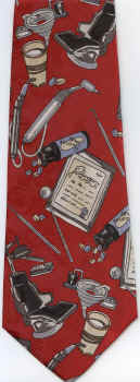 Physician Dentist Dental Medical Necktie Tie