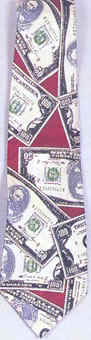 hundred dollar bill currency tie necktie