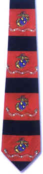 American military armed forces Flag USMC Marine War Tie necktie