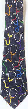 Medicine Doctor Physician Medical stethoscope Necktie Tie