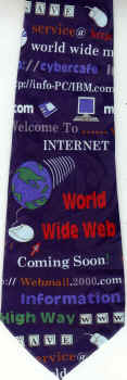 Computer world wide web www necktie Tie