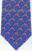 Democratic Donkey Diamond silhouette with red with and blue Flag coloring Political Larson necktie Tie ties neckwear ties tye neckwears