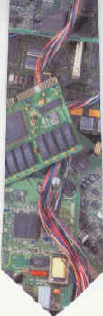 Computer Circuit Boards Tie