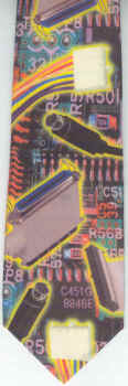 Computer Circuit Boards Tie