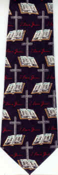 religious book bible tie Necktie