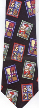 Candy Wonderland Christmas Save the Children tie Necktie