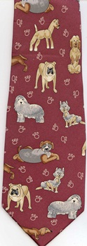 Save the Children dog breeds tie Necktie