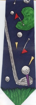 A Good Putt golf Save the Children tie Necktie