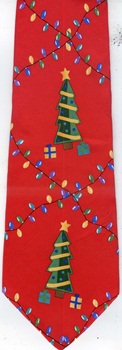 Holiday Lights Christmas Save the Children tie Necktie