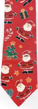 Jolly Santas Christmas Save the Children tie Necktie