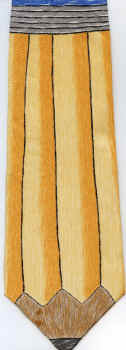 Teacher Necktie pencil book School Education Save The Children necktie Tie