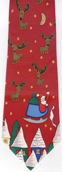 Red Rover Red Rover Send Rudolph Over Christmas Save the Children tie Necktie