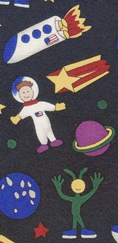 Space Fun Save the Children tie Necktie