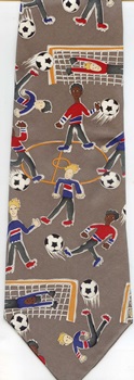 The Soccer Game Save the Children tie Necktie