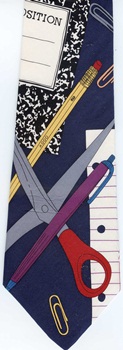 Teacher Necktie book School Education Save The Children necktie Tie