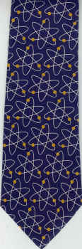 Atom - nucleus and electrons Repeat Tie Necktie Tie ties, neckwear, cycle ties, tye, neckwears